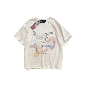 paly hollywood White Graphic Tee